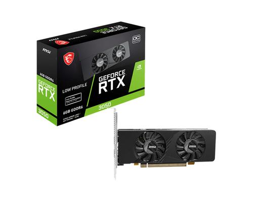 MSI GEFORCE RTX 3050 LP E 6G OC grafikkort NVIDIA 6 GB GDDR6