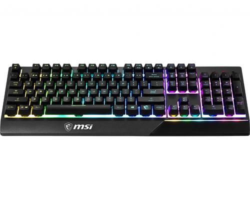 MSI Vigor GK30 tastatur Spil USB QWERTY US International Sort