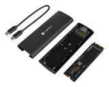 NATEC NKZ-2286 storage drive enclosure SSD enclosure Black M.2