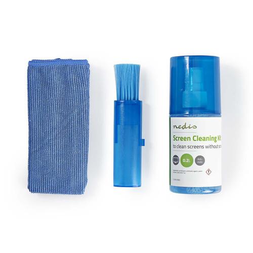 Nedis CLSN120BU equipment cleansing kit Mobile phone/Smartphone, Screens/Plastics, Tablet PC 200 ml
