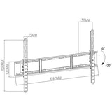 Nedis TVWM1151BK TV mount 177.8 cm (70") Black