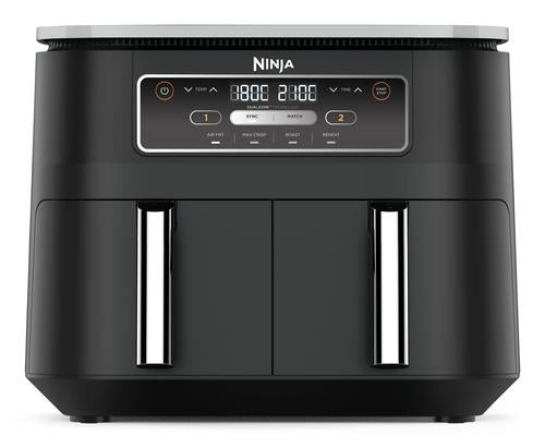Ninja AF200EU fryer Double 7.6 L Stand-alone 2400 W Hot air fryer Black