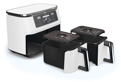 Ninja AF400EU Double 9.5 L Stand-alone 2470 W Hot air fryer White