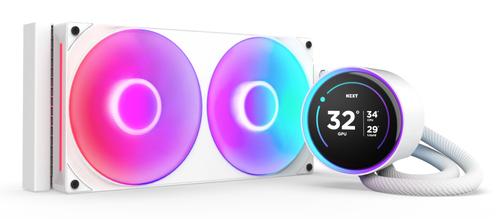 NZXT Kraken Elite 280 RGB Processor Alt-i-en væskekøler 14 cm Hvid 1 stk
