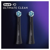 Oral-B iO Ultimate Clean 80335625 toothbrush head 2 pc(s) Black