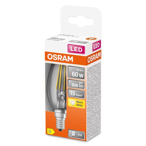Osram STAR LED bulb Warm white 2700 K 5.5 W E14 D