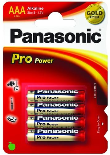 Panasonic 1x4 LR03PPG Engangsbatteri Alkaline