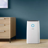 Philips 3000 series DE3306/11 dehumidifier 4 L 51 dB White, Light grey