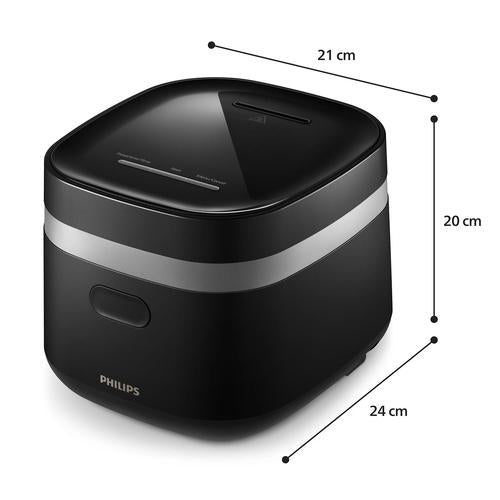 Philips 3000 series HD3090/80 trykkoger Sort 436 W