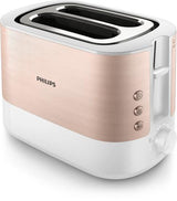 Philips Viva Collection HD2638/11 brødrister 7 2 skive(r) 950 W Roseguld, Hvid