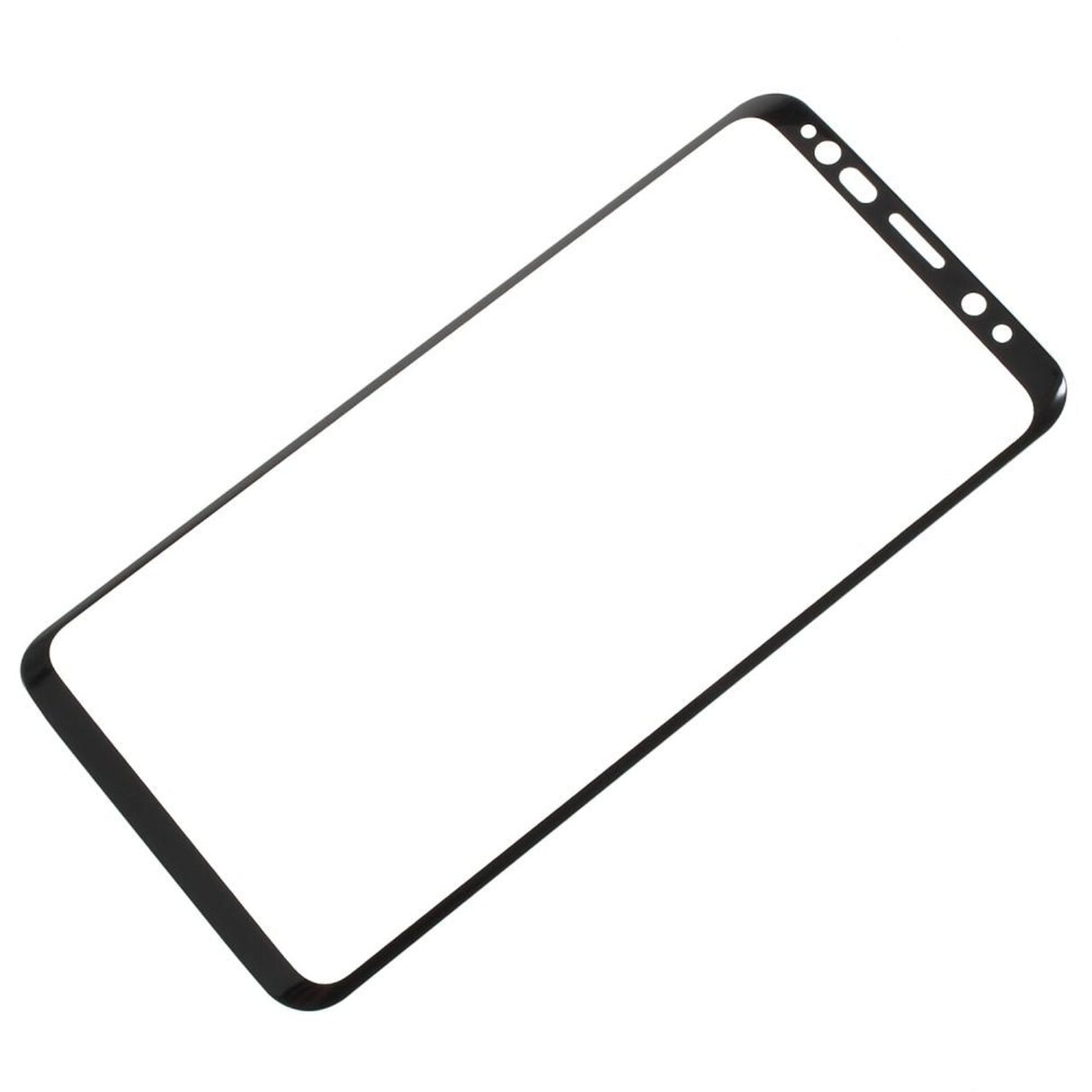 Full-fit Hærdet Glas Skærmbeskytter Galaxy S9 sort (Bulk)