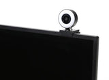 Platinet USB Webcam with Ring Light, Two Megapixels, 1080p Full HD, USB-A, Integrated Microphone (noise cancelling), Adjustable Clip Base, 30 frames per second, Black, Cable 1.5m, One Year Warranty, Box