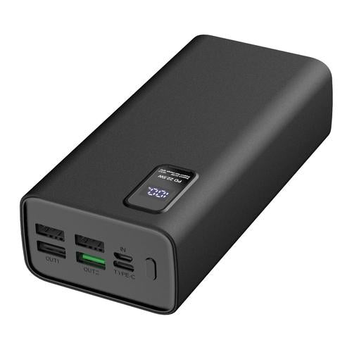 Platinet PMPB30WQC728B power bank Lithium Polymer (LiPo) 30000 mAh Black