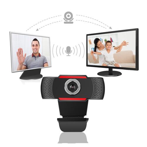 Platinet USB Webcam, 480p, Popular USB-A connection, Integrated Microphone, Noise Cancelling Microphone, Adjustable Clip Base, Black, Cable 1.5m, One Year Warranty, Box