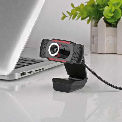 Platinet USB Webcam, 480p, Popular USB-A connection, Integrated Microphone, Noise Cancelling Microphone, Adjustable Clip Base, Black, Cable 1.5m, One Year Warranty, Box