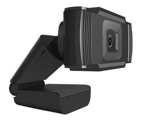 Platinet USB Webcam, Two Megapixels, 1080p Full HD, USB-A, Integrated Microphone, Adjustable Clip Base, 30-50 frames per second, Black, One Year Warranty, Box