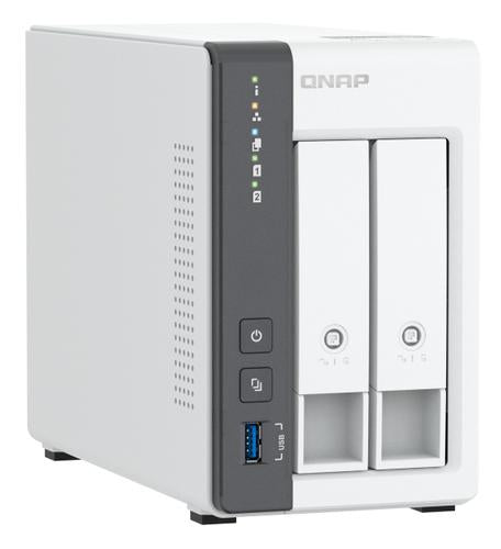 QNAP TS-216G NAS & lagringsserver Tower Cortex-A Cortex-A55 4 GB 0 TB Hvid