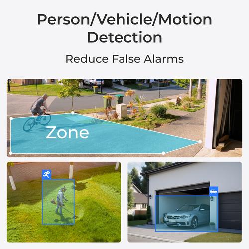 Reolink Argus Series B330 - 5MP Outdoor Battery Camera, Person/Vehicle Detection, Color Night Vision, 5/2.4 GHz Wi-Fi