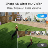 Reolink P437 - 4K Outdoor Camera, IK10 Vandal-Proof, PoE, 5X Optical Zoom, Color Night Vision, Smart Detection