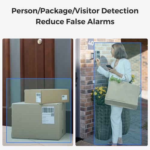 Reolink D340P - 5MP Wired Video Doorbell with Chime, PoE, Person Detection, Two-Way Audio, Works with NVRs