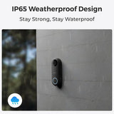 Reolink D340P - 5MP Wired Video Doorbell with Chime, PoE, Person Detection, Two-Way Audio, Works with NVRs