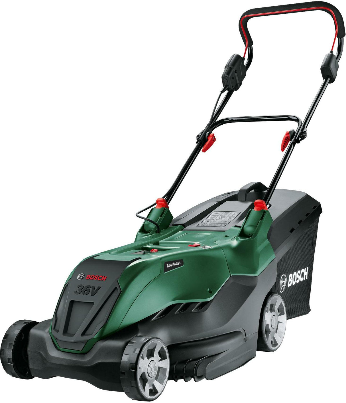 [AI generated title] Bosch Advanced-Rotak 36V-44-750 Akku-plæneklipper Solo