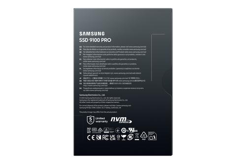 Samsung 9100 PRO PCIe(R) 5.0 NVMe™ M.2 SSD - 4 TB