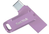 SanDisk Ultra Dual Drive Go USB 128GB USB flash drive USB Type-A / USB Type-C 3.2 Gen 1 (3.1 Gen 1) Lavender
