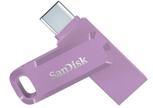 SanDisk Ultra Dual Drive Go USB 64GB USB-nøgle USB Type-A / USB Type-C 3.2 Gen 1 (3.1 Gen 1) Lavendel