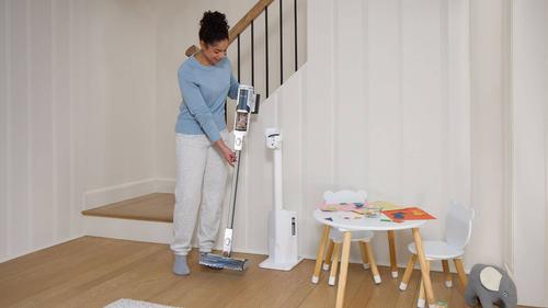 Sharkclean BU3521EU stick vacuum/electric broom 2-in-1 stick vacuum Battery Dry Bagless 21.6 W Blue, White
