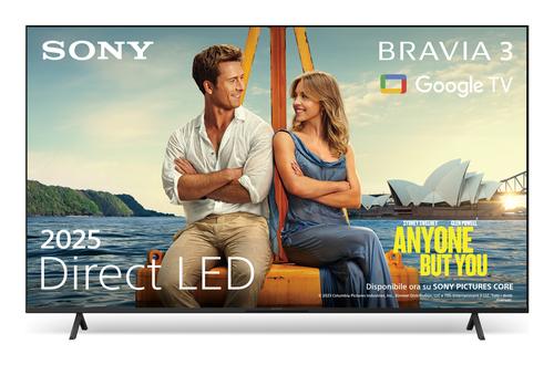 Sony K-55S3 138.7 cm (54.6") 4K Ultra HD Smart TV Wi-Fi Black