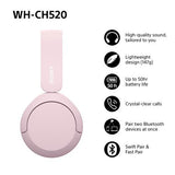 Sony WHCH520P.CE7
