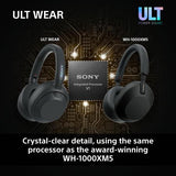 Sony ULT WEAR - Wireless Bluetooth Headphones with ULT POWER SOUND, Ultimate Deep Bass, Noise Cancelling, Clear Call Quality, Up to 30hr Battery Life, IOS & Android