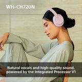 Sony WHCH720NP.CE7 hovedtelefoner/headset Kabel & trådløs Opkald/musik USB Type-C Bluetooth Blå