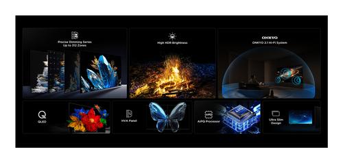TCL Q6C 75Q6C TV 190.5 cm (75") 4K Ultra HD Smart TV Wi-Fi Metallic