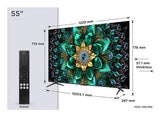 TCL Q6C 55Q6C TV 139.7 cm (55") 4K Ultra HD Smart TV Wi-Fi Metallic
