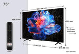 TCL V6C 75V6C TV 190.5 cm (75") 4K Ultra HD Smart TV Wi-Fi Metallic 330 cd/m²