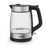 Tefal Glass Kettle KI605830 electric kettle 1.7 L 2200 W Black, Silver, Transparent