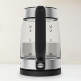 Tefal Glass Kettle KI605830 electric kettle 1.7 L 2200 W Black, Silver, Transparent