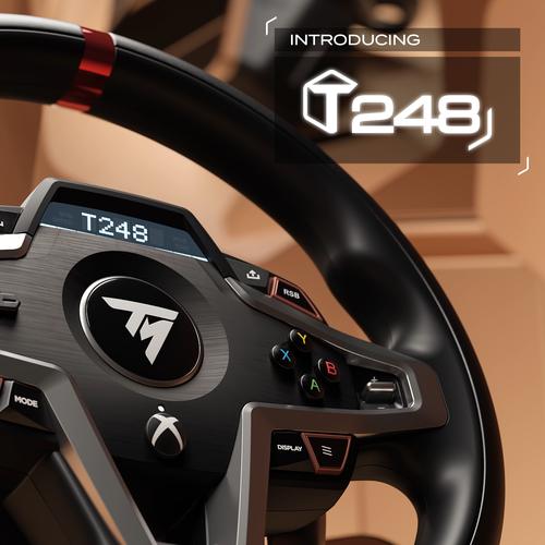 Thrustmaster T248 Sort USB Rat + Pedaler Analog/digital PC, PlayStation 4, PlayStation 5