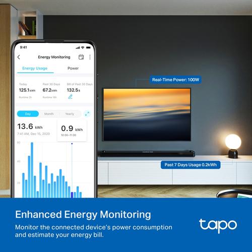 TP-Link Tapo P110M smart stik 2990 W Hvid