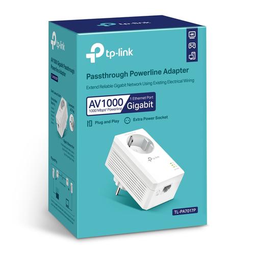 TP-Link TL-PA7017P PowerLine network adapter 1000 Mbit/s Ethernet LAN White 1 pc(s)