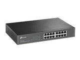 TP-Link TL-SG1016DE Administreret L2 Gigabit Ethernet (10/100/1000) 1U Sort