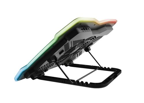 Trust GXT 1126 Aura laptop cooling pad 43.2 cm (17") 700 RPM Black
