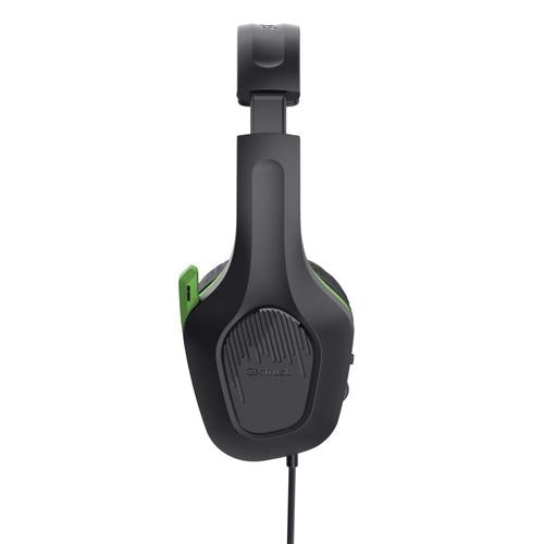 Trust GXT 415X ZIROX Headset Wired Head-band Gaming Black, Green