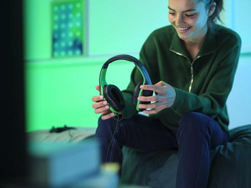 Trust GXT 415X ZIROX Headset Wired Head-band Gaming Black, Green