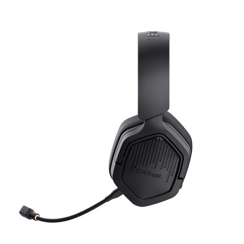 Trust GXT 493 Carus Headset Kabel & trådløs Headset, Hjelm Spil USB Type-C / USB Type-A Bluetooth Sort