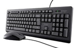 Trust Primo keyboard Mouse included Universal USB QWERTY US English Black