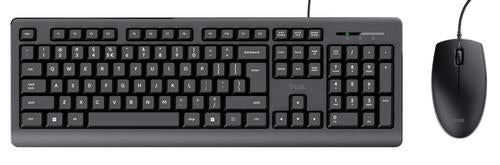 Trust Primo keyboard Mouse included Universal USB QWERTY US English Black