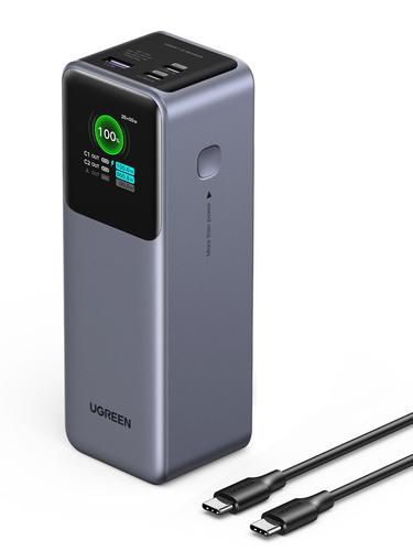 Ugreen 25000mAh 200W Fast Charging Powerbank Grå
